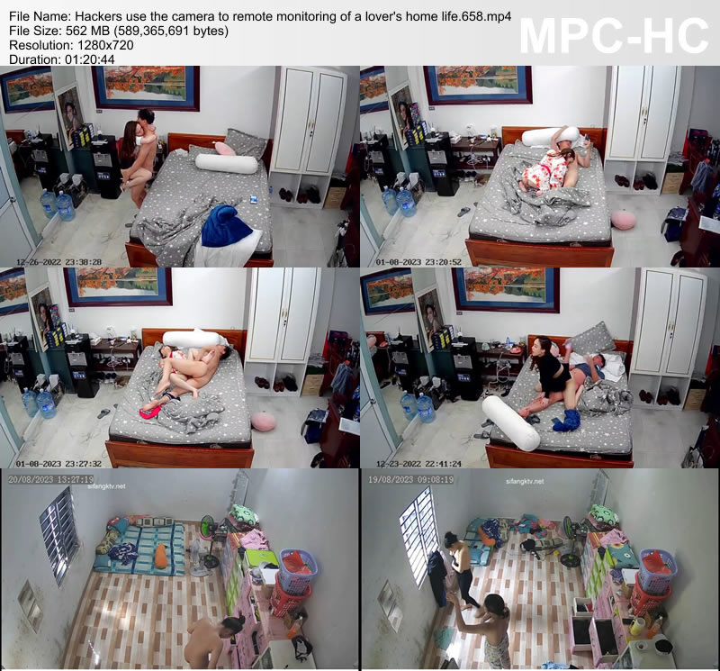 Hackers use the camera to remote monitoring of a lover's home life.658